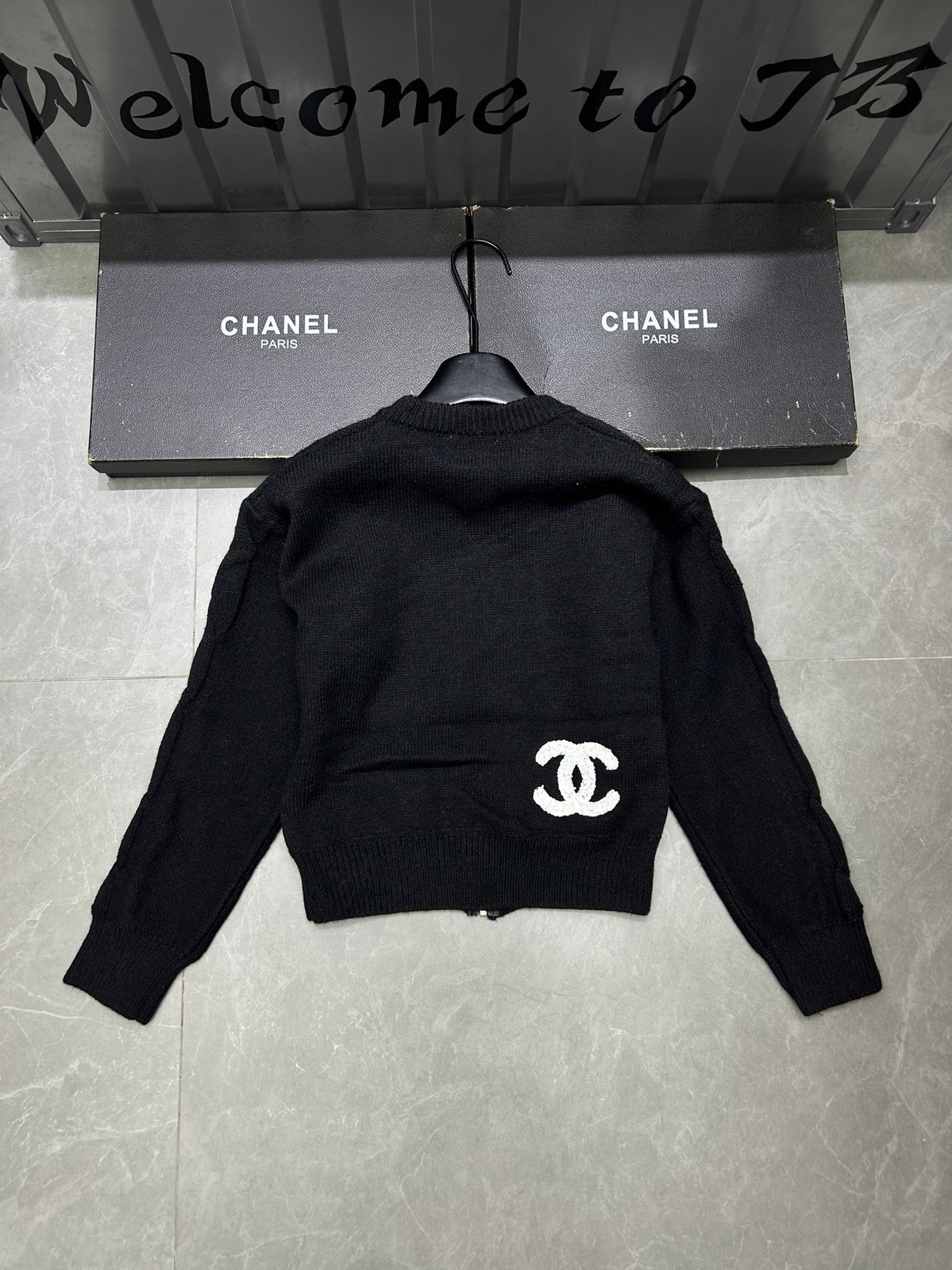 Pull cardigan zippé