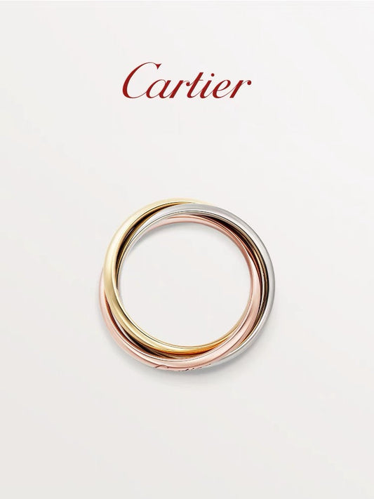 Dreifarbiger klassischer Ring