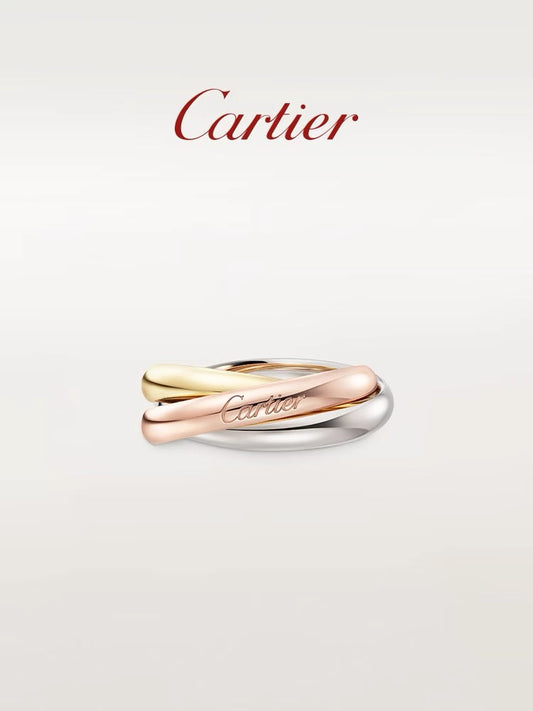Dreifarbiger klassischer Ring