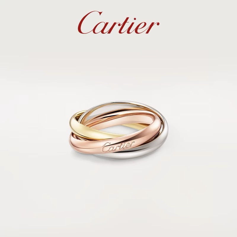 Dreifarbiger klassischer Ring