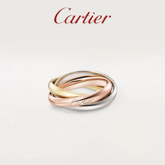 Dreifarbiger klassischer Ring