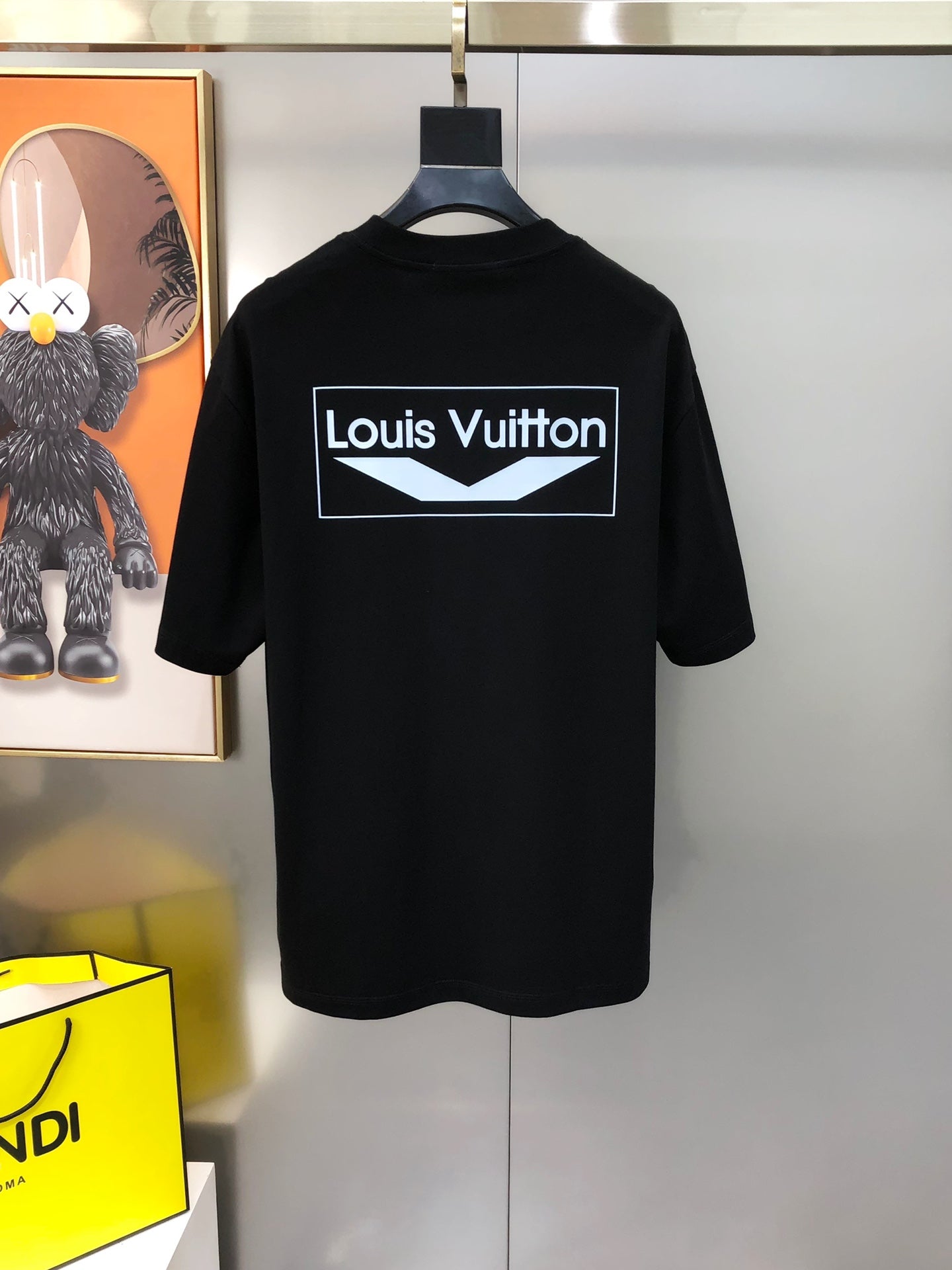 Ski-Serie unregelmäßige Buchstaben Kurzarm-T-Shirt