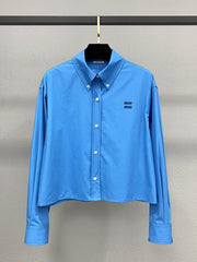 New style letter logo embroidered shirt