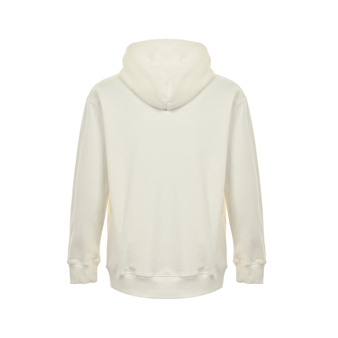 Sweat à capuche à imprimé logo carré colorblock