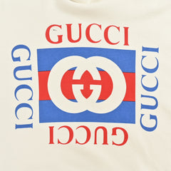 Kapuzensweatshirt mit quadratischem Logo-Print und Farbblockdesign