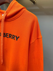 Sweat à capuche en coton imprimé avec logo