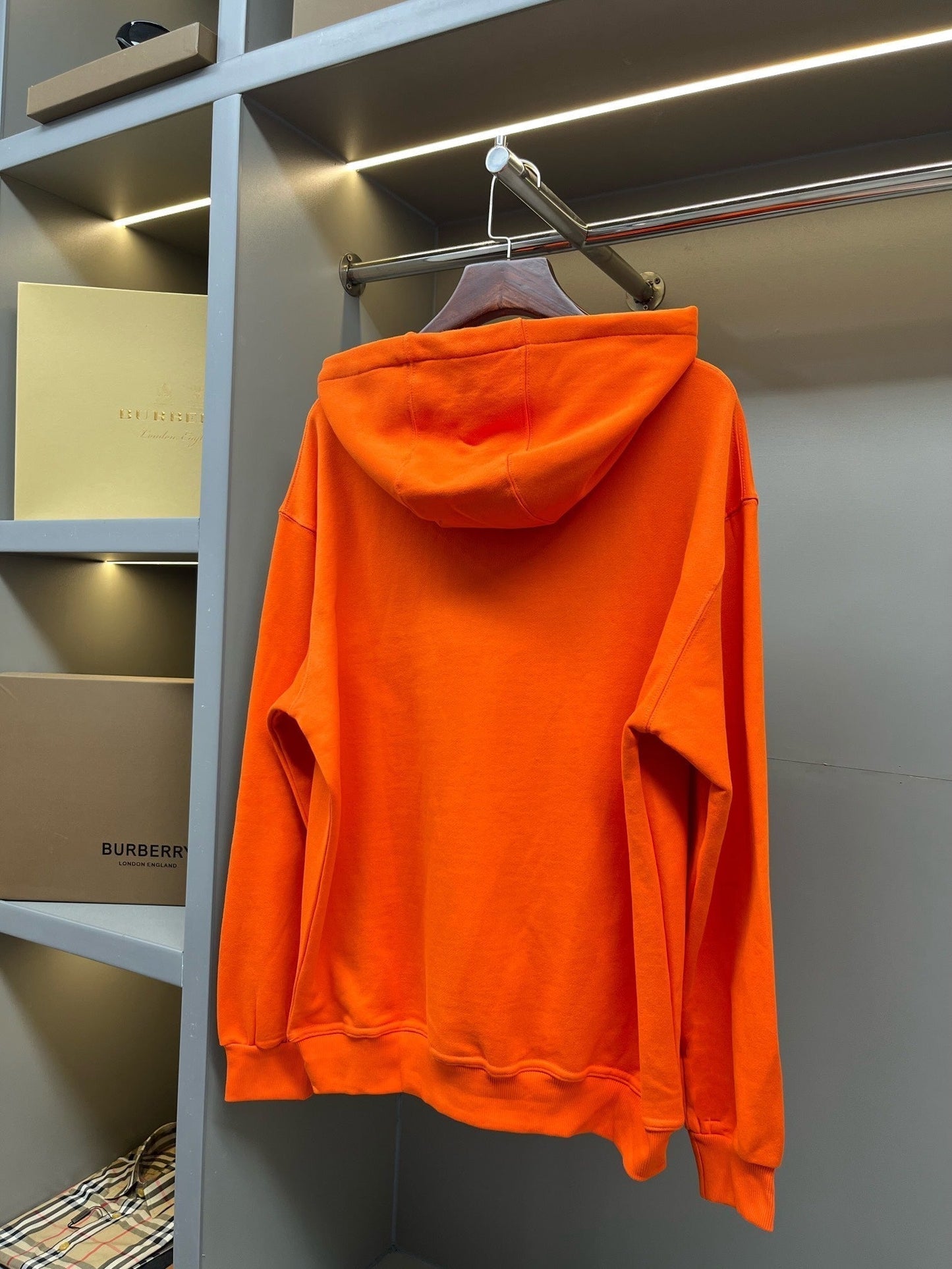 Kapuzenpullover aus Baumwolle mit Logo-Print