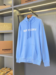 Sweat à capuche en coton imprimé avec logo