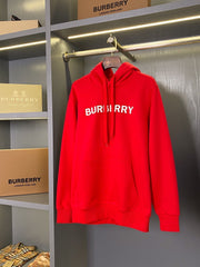 Sweat à capuche en coton imprimé avec logo