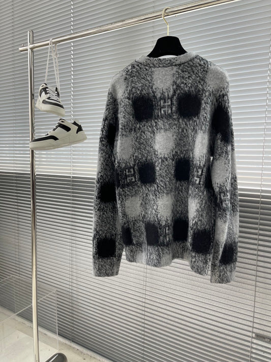 Pull en tricot colorblock