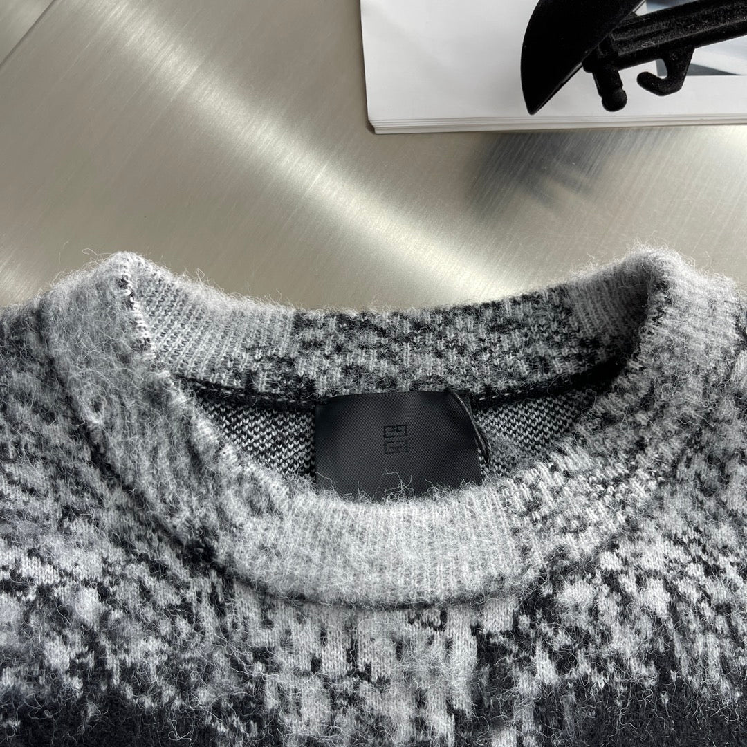 Pull en tricot colorblock