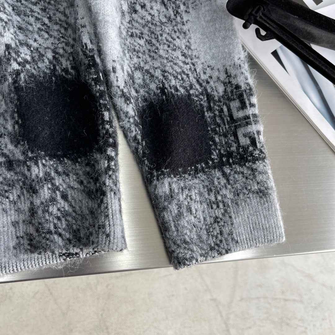 Pull en tricot colorblock