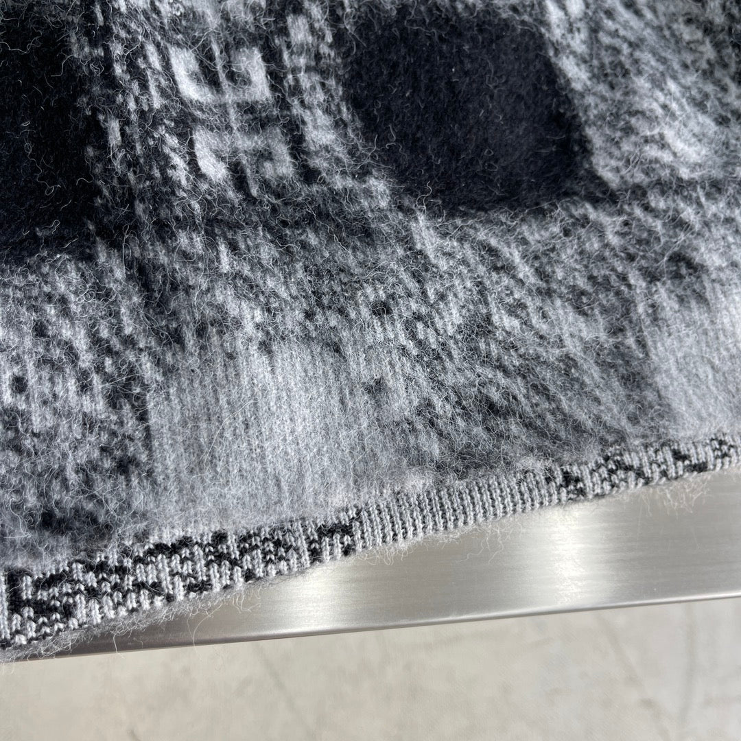 Pull en tricot colorblock