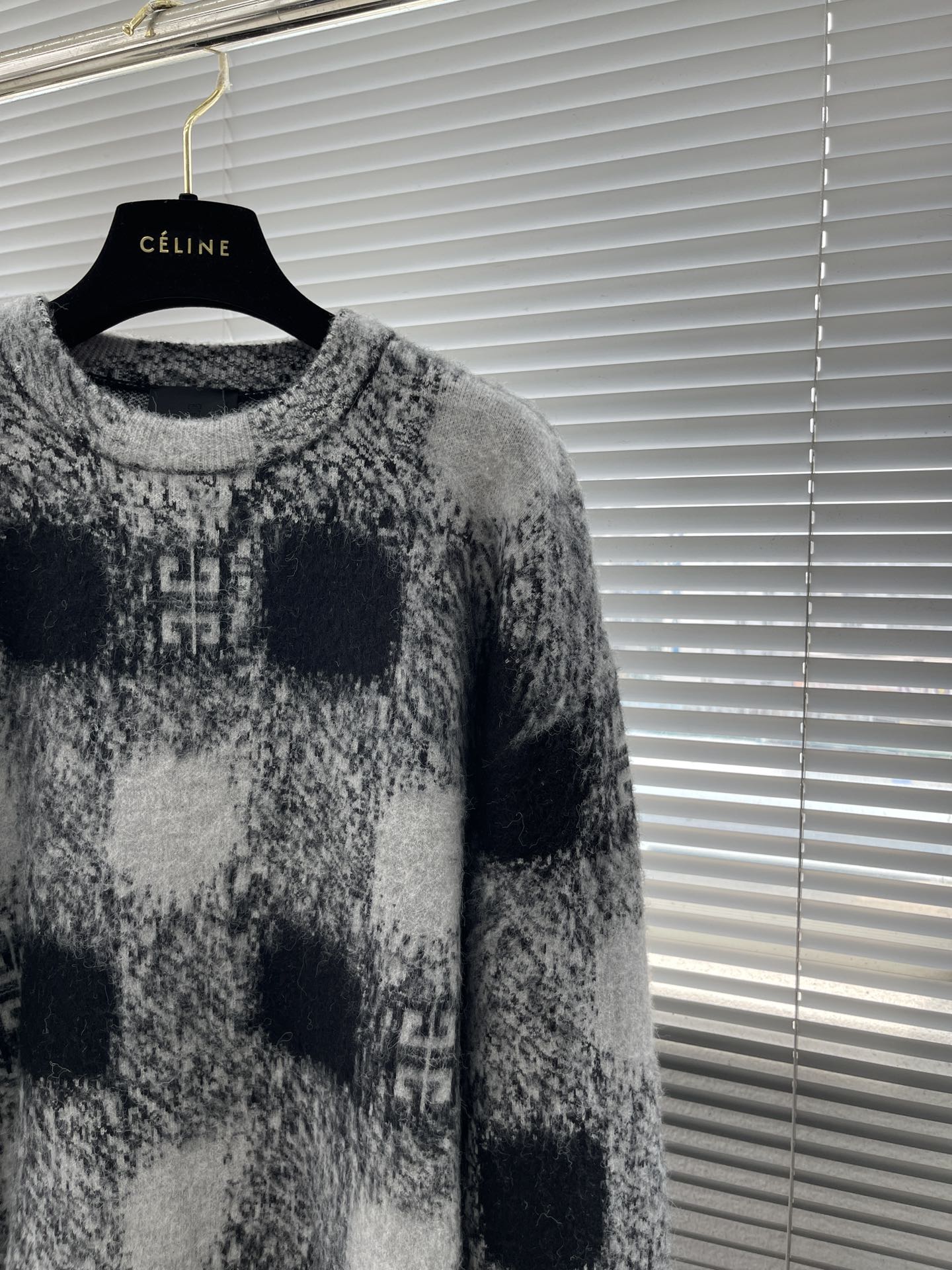 Pull en tricot colorblock