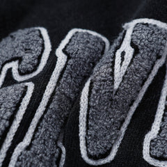 New Towel Embroidery Patch Embroidered Hooded Sweatshirt