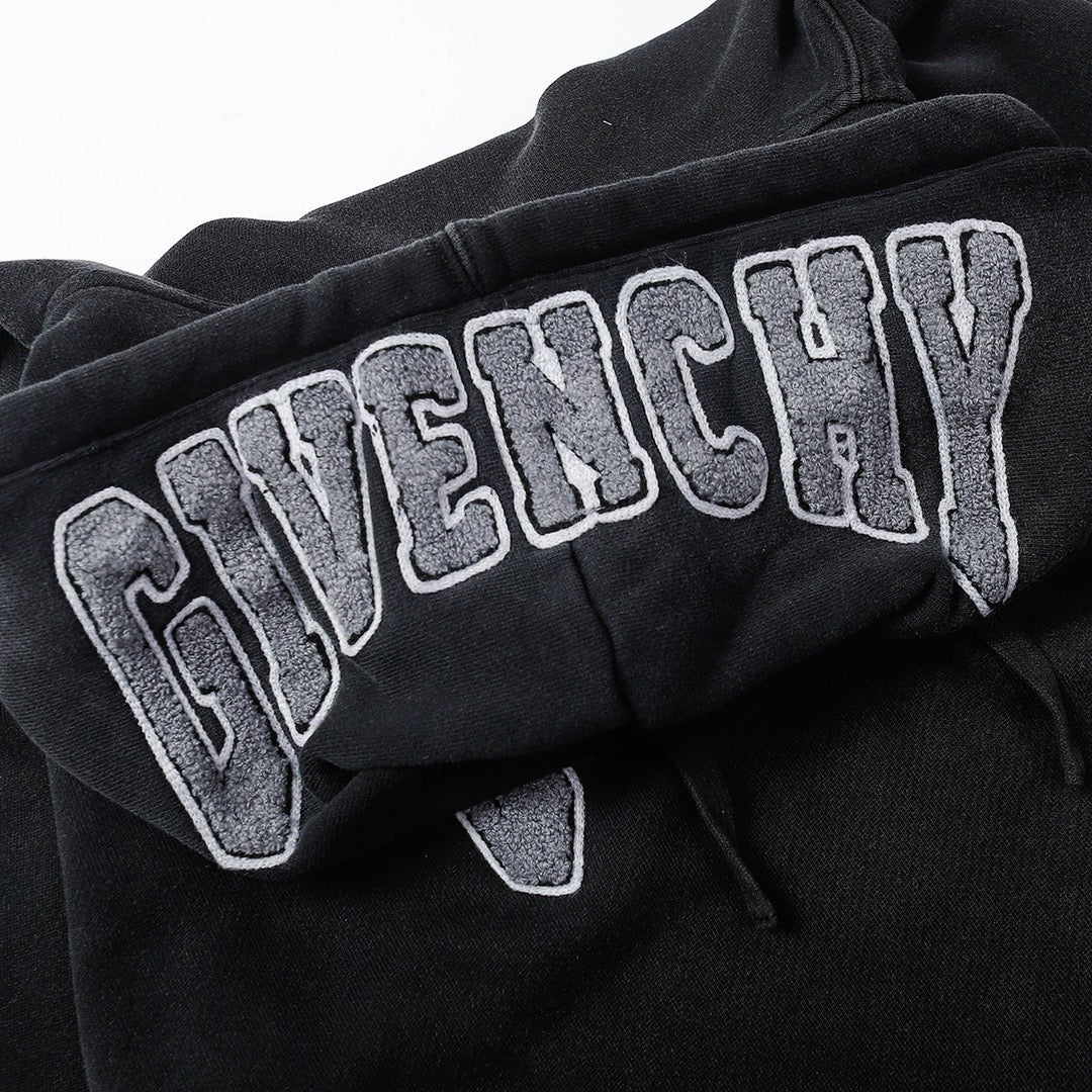 Neues Handtuch-Stickerei-Patch-besticktes Kapuzen-Sweatshirt