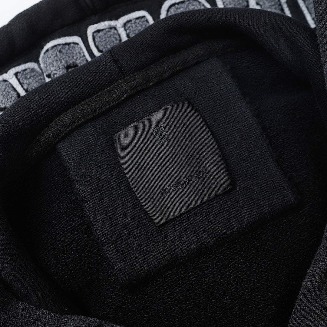 Neues Handtuch-Stickerei-Patch-besticktes Kapuzen-Sweatshirt