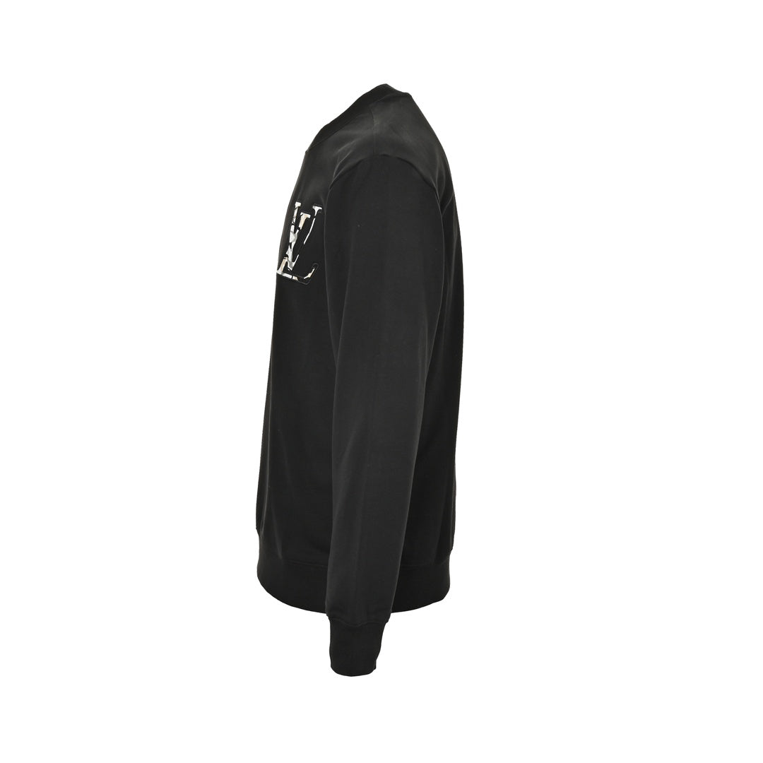 Sweatshirt mit Rundhalsausschnitt und Ski-Logo-Stickerei