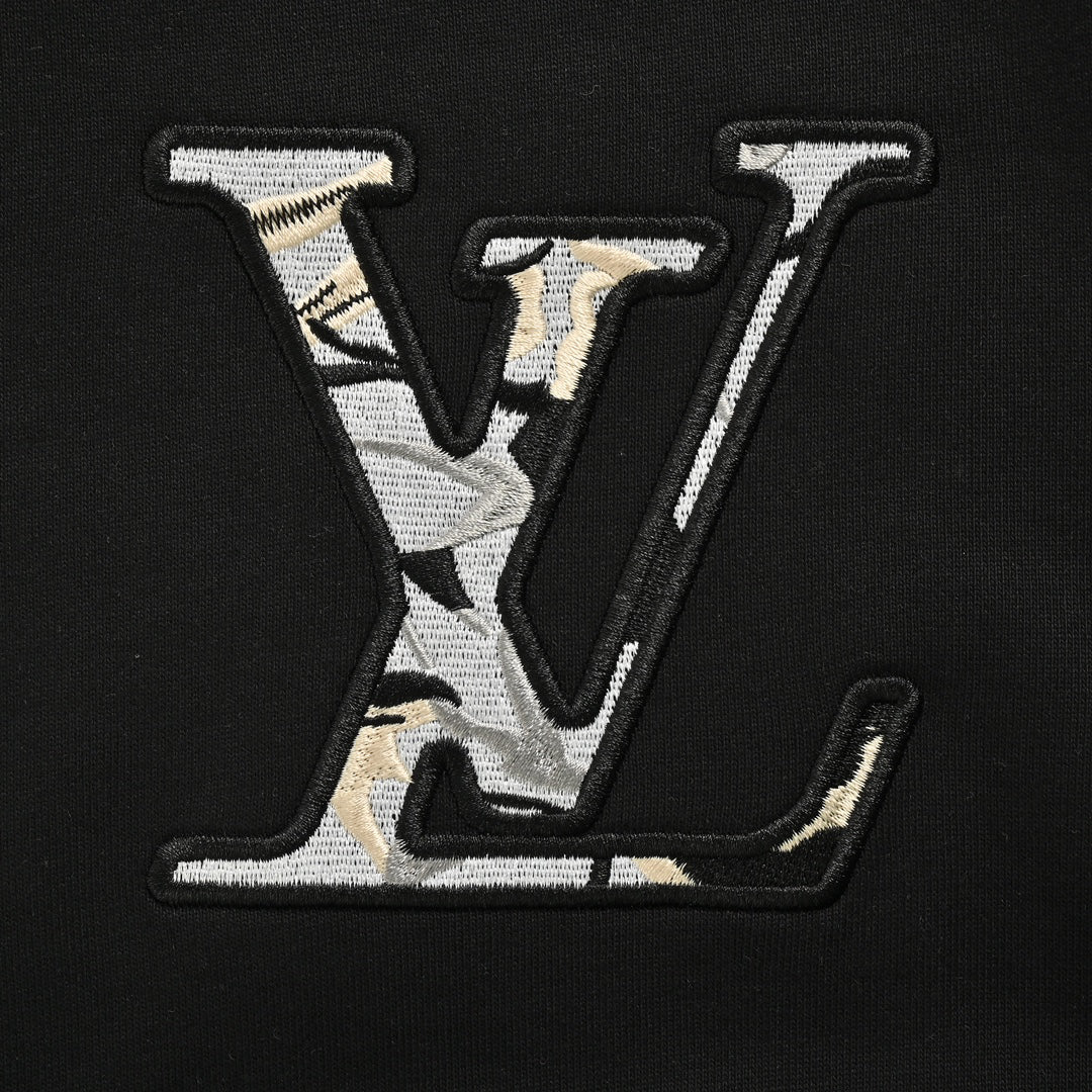 Sweatshirt mit Rundhalsausschnitt und Ski-Logo-Stickerei