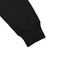 Sweat-shirt à capuche amovible avec manches imprimées rouge à lèvres