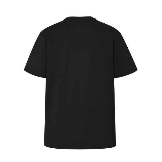 T-shirt avec patch en daim