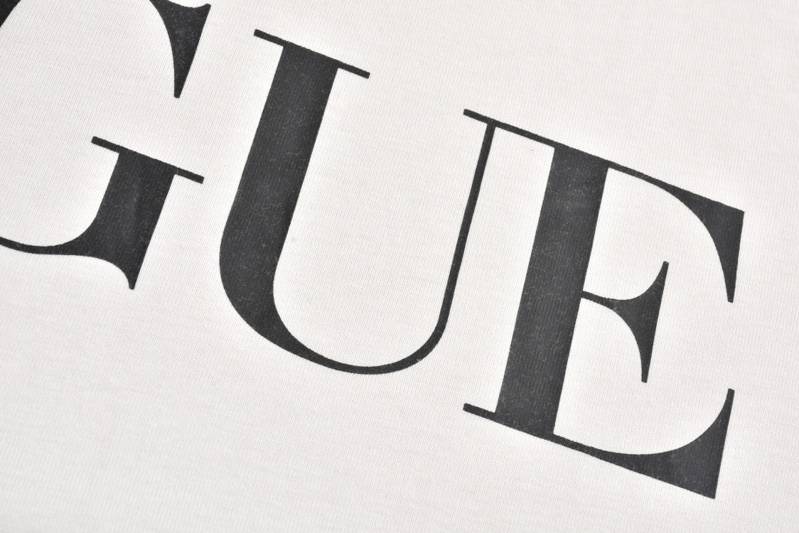 Manches courtes à imprimé phare Vogue