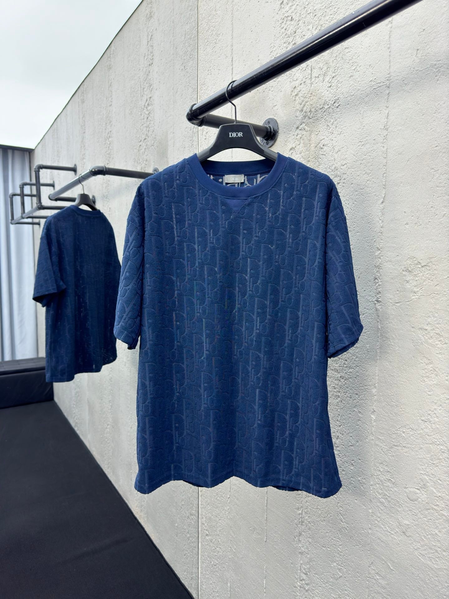 Manches courtes en tissu éponge imprimé sur toute la surface