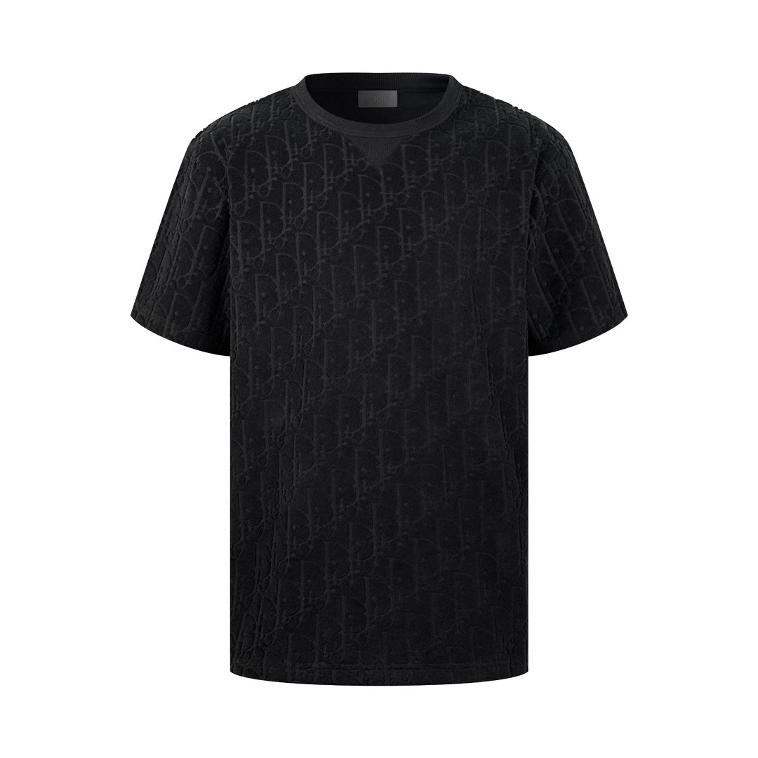 Manches courtes en tissu éponge imprimé sur toute la surface