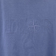embroidered monogram short sleeves