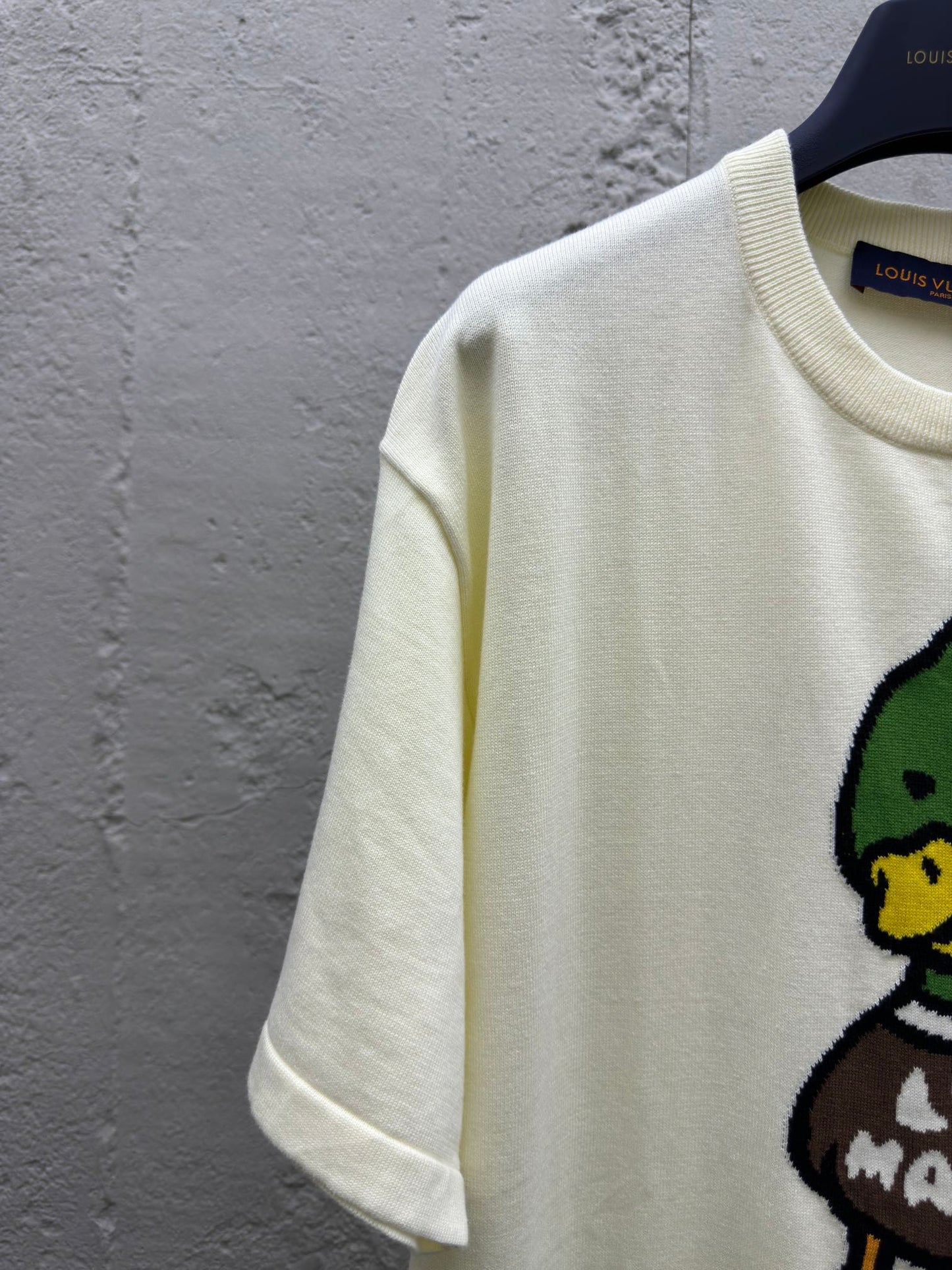 Manches courtes en laine de canard