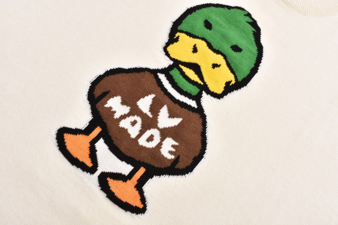 Manches courtes en laine de canard