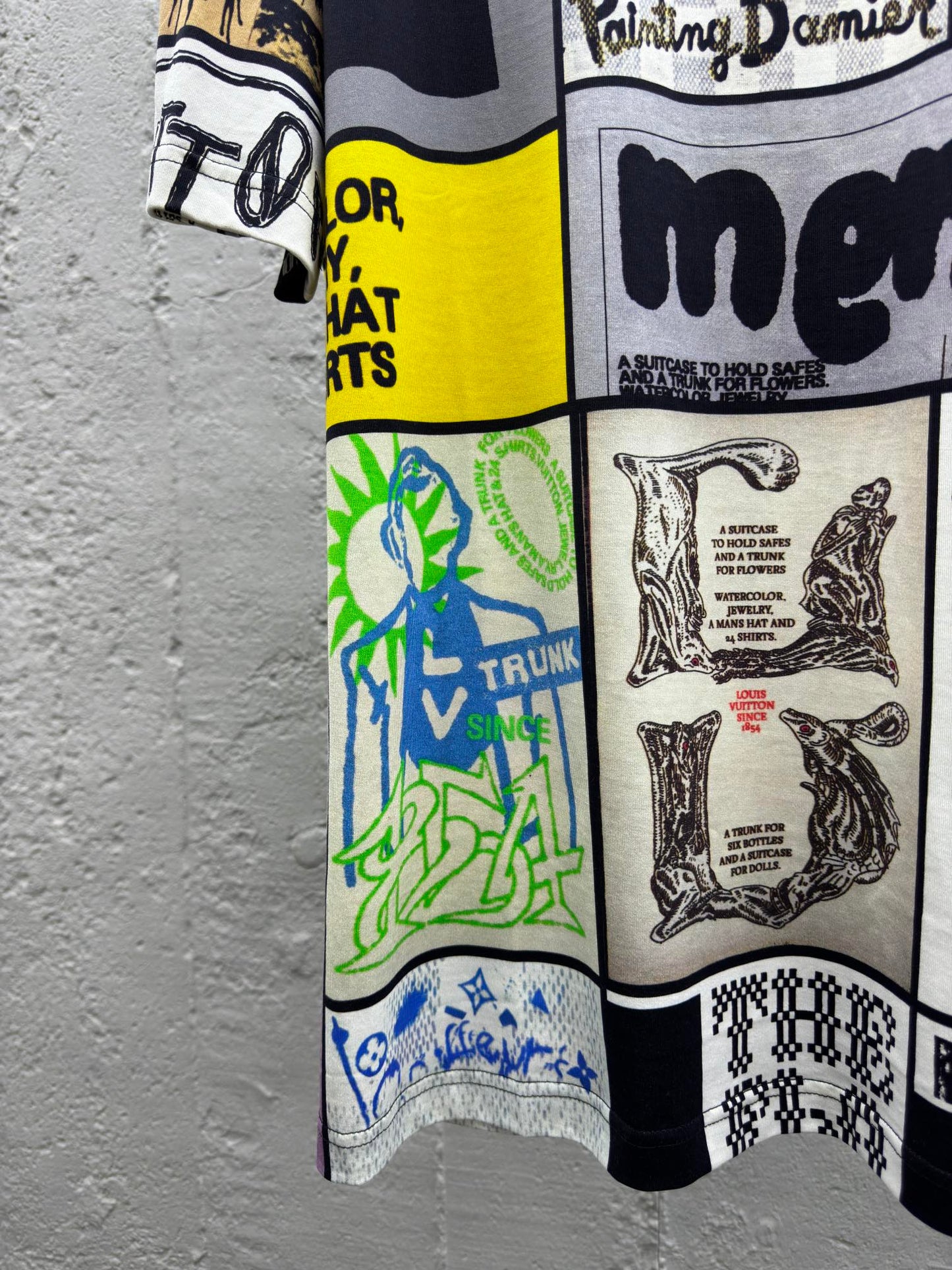 kariertes Logo, mehrere Muster, kurze Ärmel