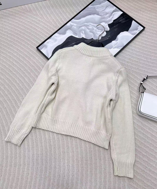 New knitted sweater jacket