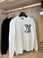 Strickjacke im College-Stil aus Mohair 