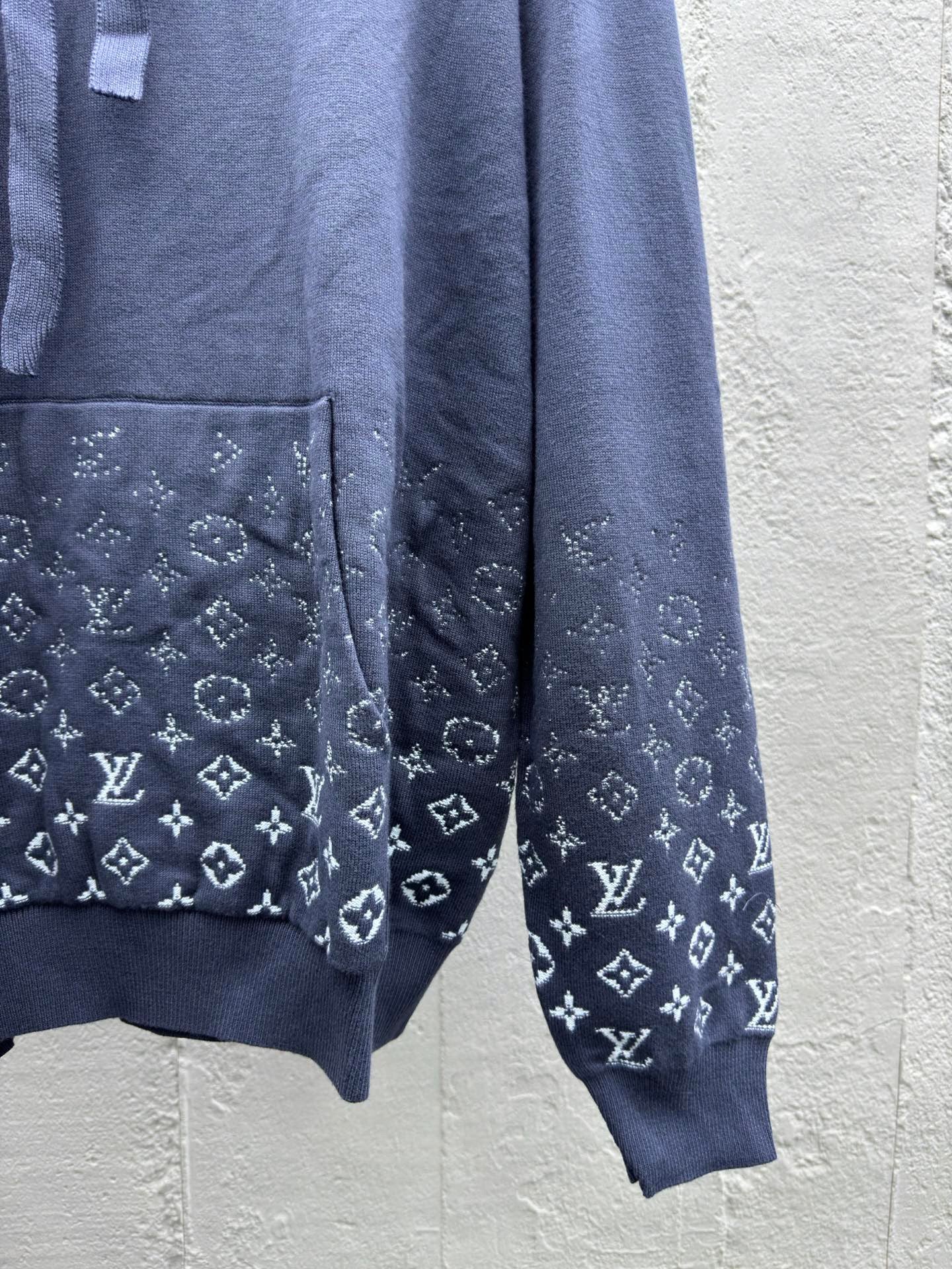 Sweat à capuche à imprimé dégradé