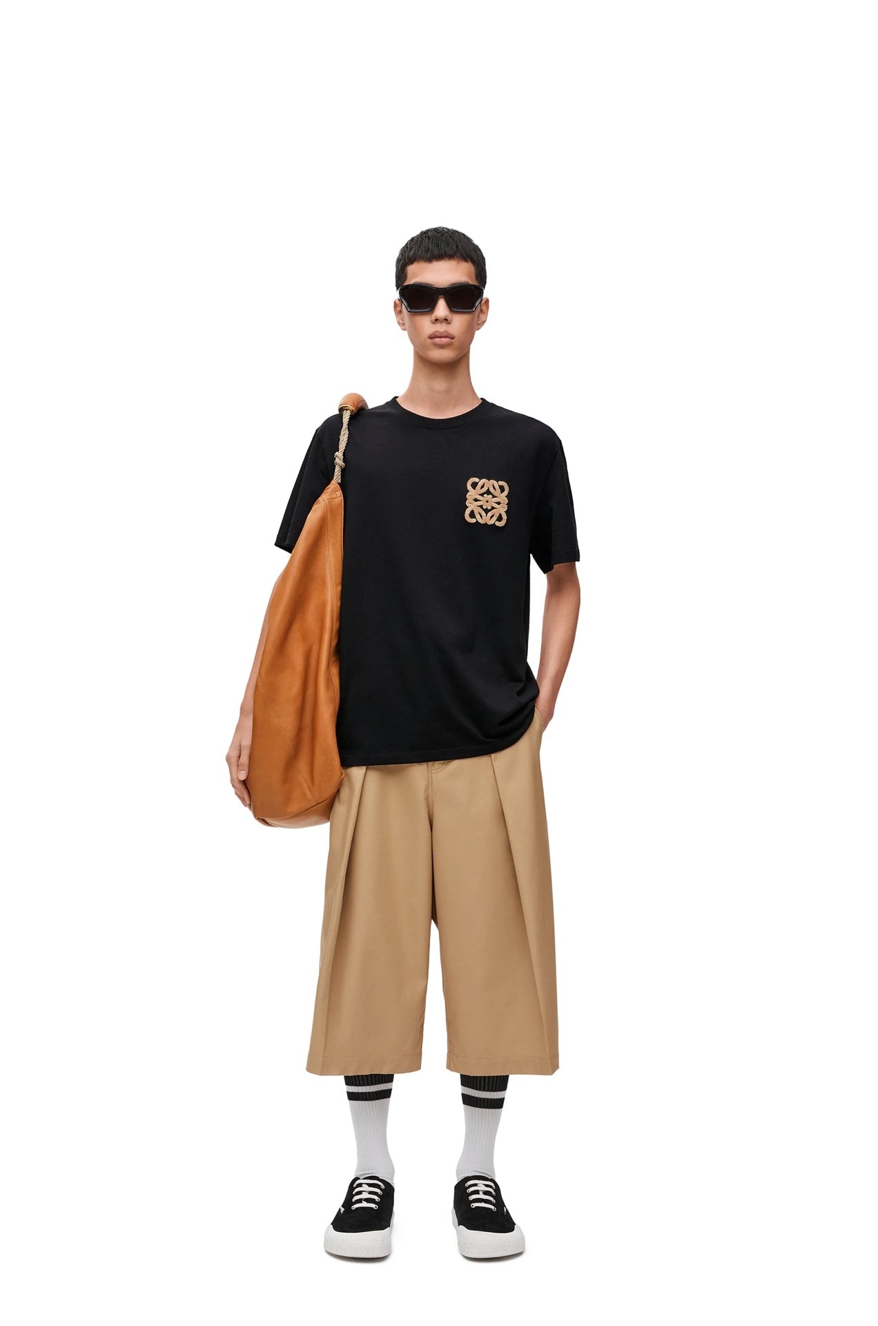 Brosse à dents avec logo brodé à manches courtes 