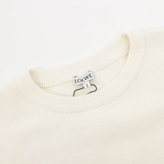 Pull tricoté à poches jacquard 