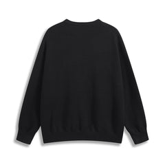 Mohair-Pullover mit Buchstaben