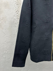 Wolljacke mit geprägtem Reißverschluss