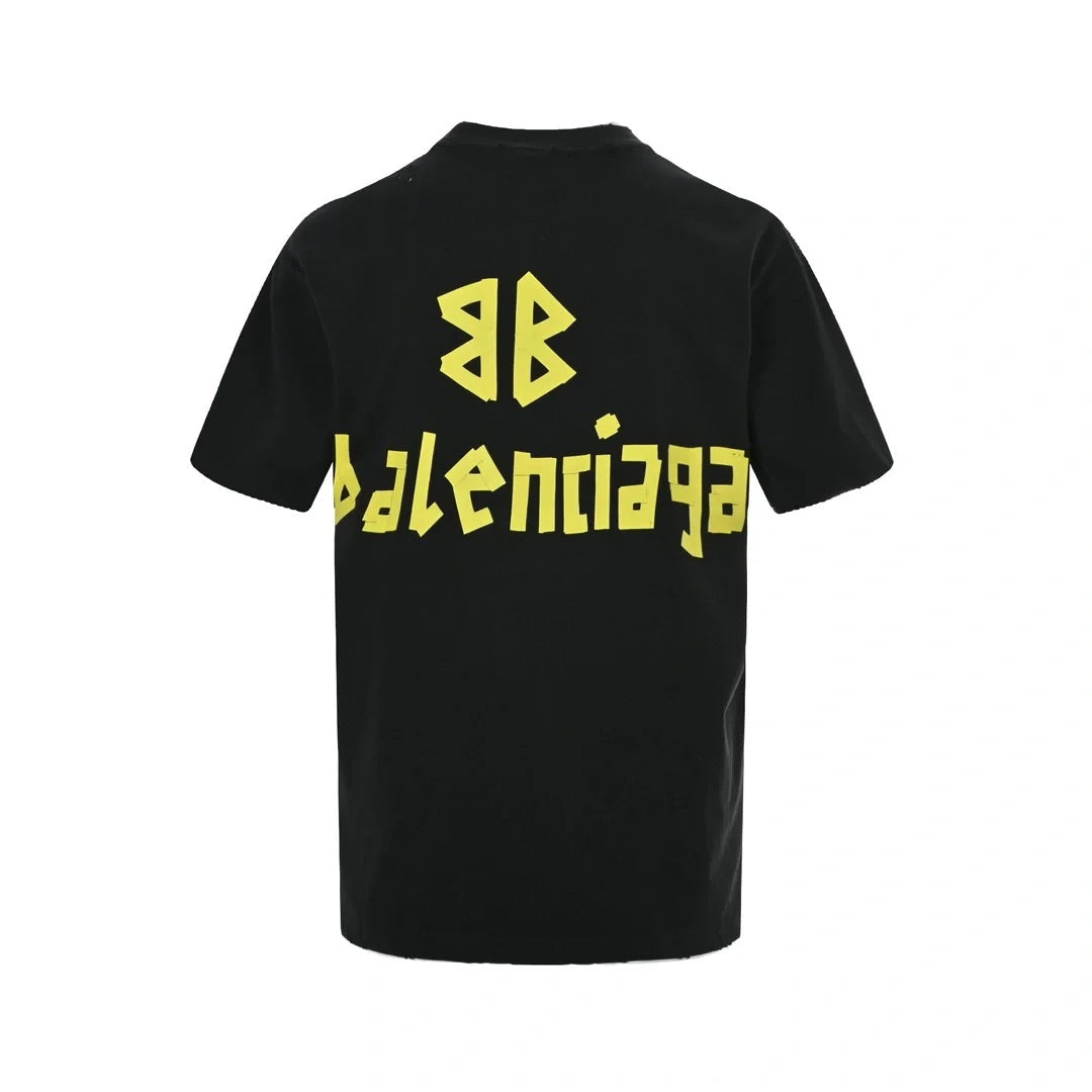 T-shirt avec ruban de masquage