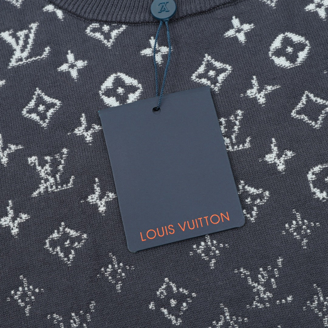 Rundhalspullover mit Sternenhimmel-Farbverlauf und Volldruck 