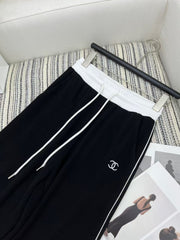 Double classic zipper drawstring set