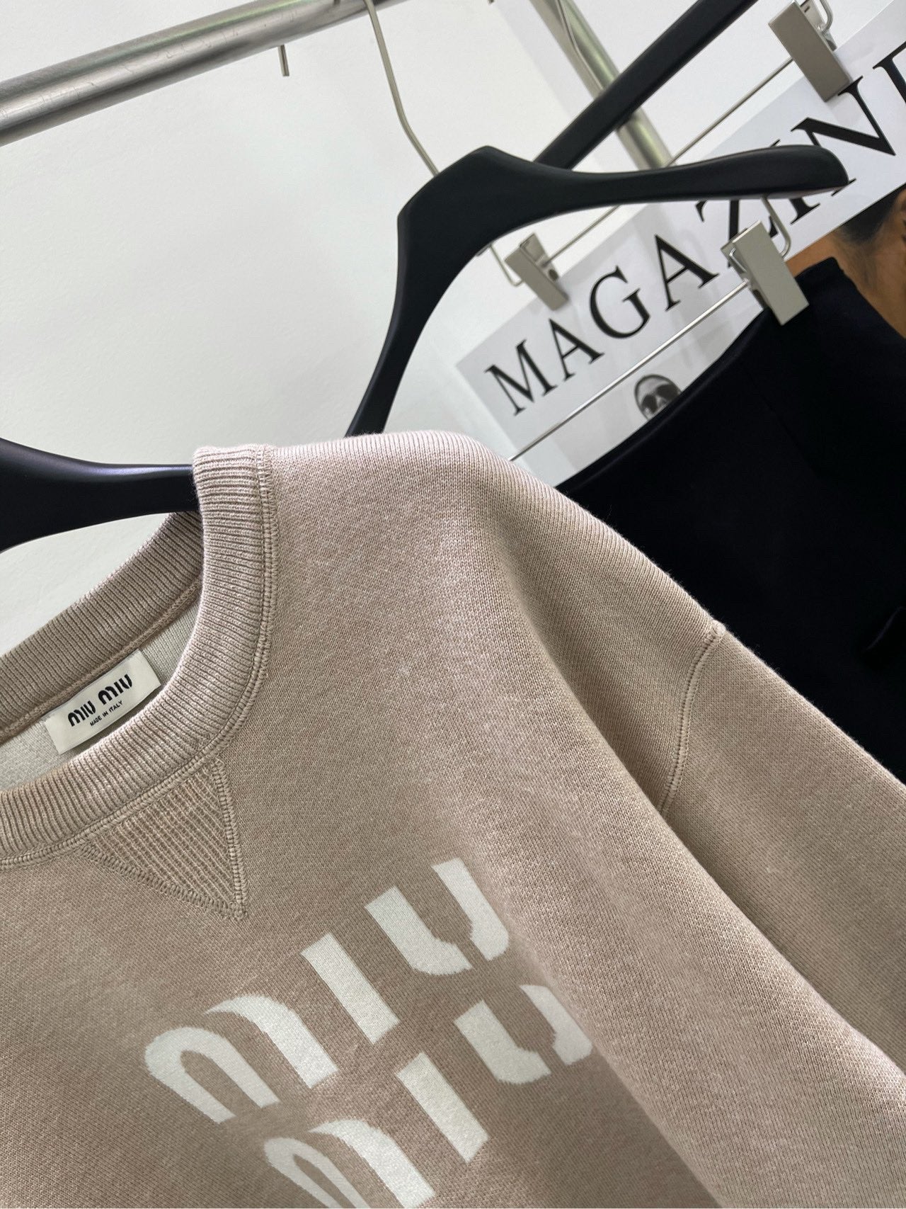 Kaschmirmantel mit Doppelreißverschluss-Design