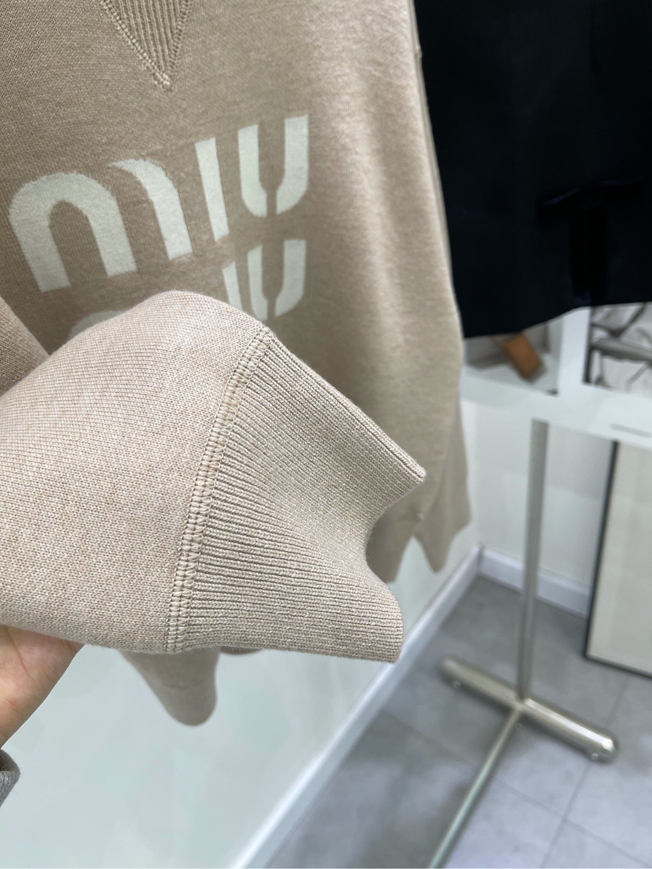 Kaschmirmantel mit Doppelreißverschluss-Design