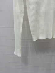 Hollow knitted long sleeves