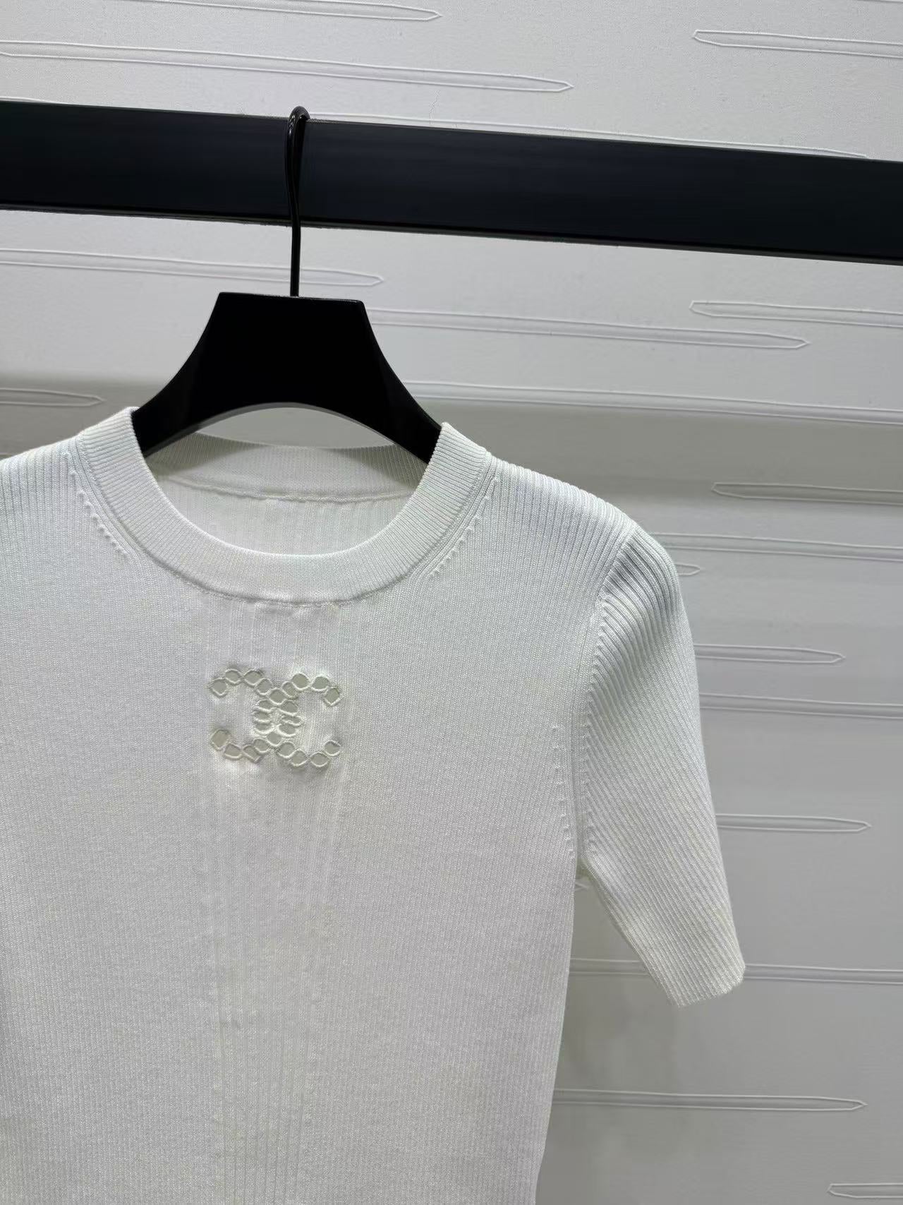 Hohlstrick-Kurzärmel