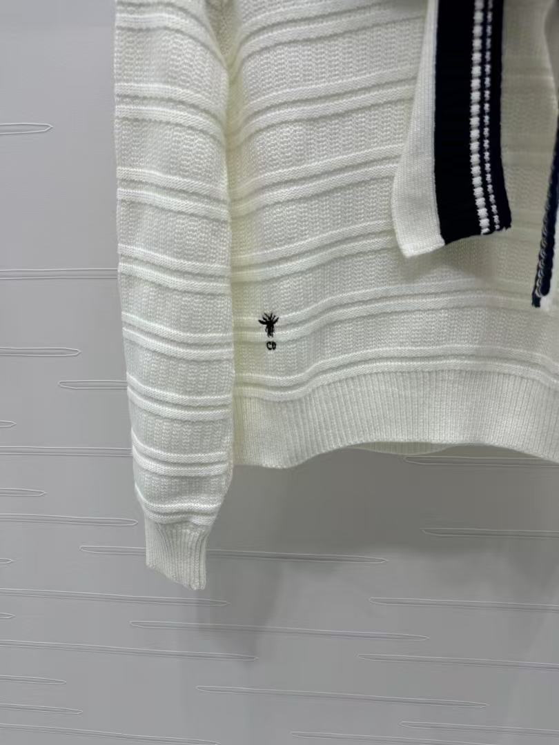 Preppy Strickpullover mit Schalkragen und langen Ärmeln