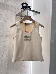 Hand-beaded camisole