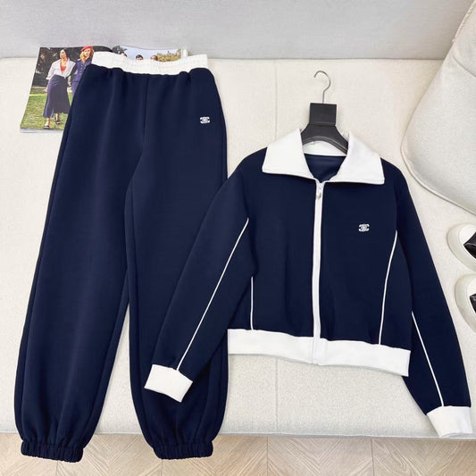 Ensemble de broderie en fil contrasté