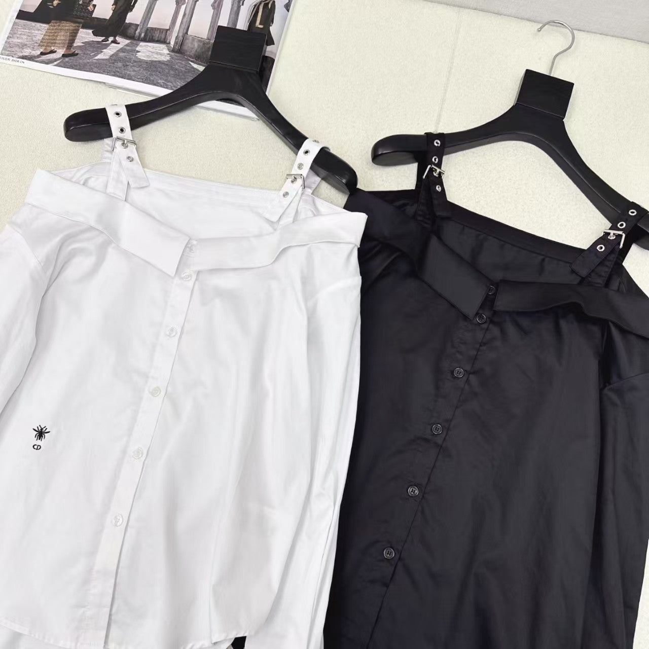 Langarmhemd mit Bateau-Kragen